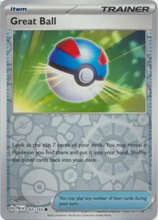 Paldea Evolved Great Ball #183/193 reverse holo